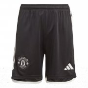 23-24 Manchester United Away Soccer Football Shorts Man
