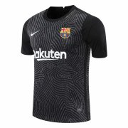 20-21 Barcelona Goalkeeper Black Man Soccer Football Kit