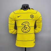 21-22 Chelsea Away Long Sleeve Man Soccer Football Kit #Player Version