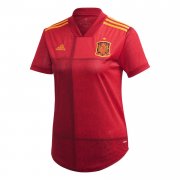 2020 Spain Home Women Soccer Football Kit