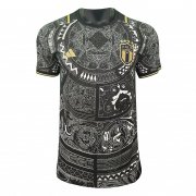 2023 Italy x Versace Black Soccer Football Kit Man #Special Edition