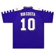 1998/99 Fiorentina Home Soccer Football Kit Man #Retro RUI COSTA #10