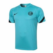 21-22 Inter Milan Green Short Soccer Football Training Shirt Man