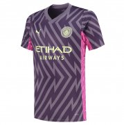 23-24 Manchester City Goalkeeper Purple Soccer Football Kit Man