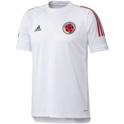2019-20 Colombia White Men Soccer Football Training Top