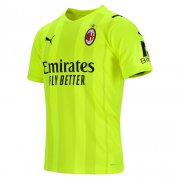 21-22 AC Milan Home Goalkeeper Short Sleeve Man Soccer Football Kit