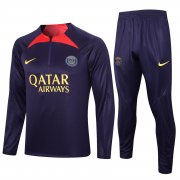 23-24 PSG Amethyst Soccer Football Training Kit (Sweatshirt + Pants) Man