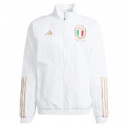 2023 Italy 125th Years Anniversary White All Weather Windrunner Soccer Football Jacket Man