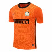 20-21 Inter Milan Goalkeeper Orange Man Soccer Football Kit