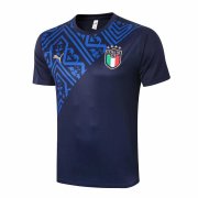 2020-21 Italy Navy Men's Soccer Football Training Top