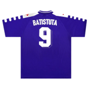 1998/99 Fiorentina Home Soccer Football Kit Man #Retro BATISTUTA #9