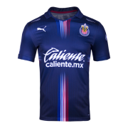 20-21 Chivas Guadalajara Third Away Navy Soccer Football Kit Man