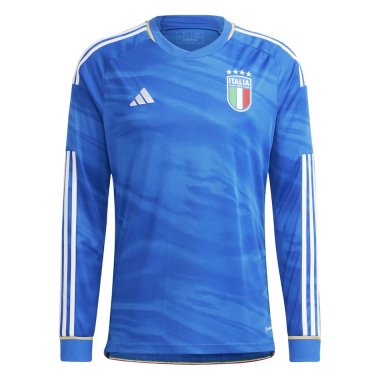 2023 Italy Home Soccer Football Kit Man #Long Sleeve