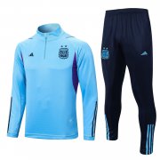 22-23 Argentina Sky Blue Soccer Football Training Kit Man