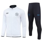 23-24 Napoli White Soccer Football Training Kit (Jacket + Pants) Man