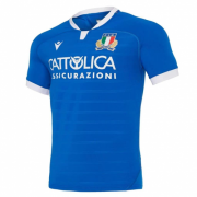 20-21 Italy Home Blue Rugby Soccer Football Kit Man
