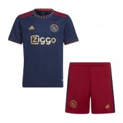 22-23 Ajax Away Soccer Football Kit (Top + Shorts) Youth