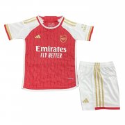 23-24 Arsenal Home Soccer Football Kit (Top + Short) Youth