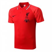 22-23 Liverpool Red Soccer Football Polo Top Man
