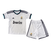 2012/2013 Real Madrid Home Soccer Football Kit (Top + Short) Youth #Retro