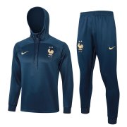 2024 France Royal Soccer Football Training Kit (Sweatshirt + Pants) Man #Hoodie
