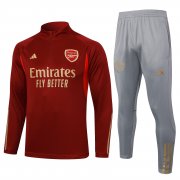 23-24 Arsenal Wine Soccer Football Training Kit Man