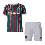 23-24 Fluminense Home Soccer Football Kit (Top + Short) Youth