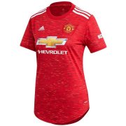 20-21 Manchester United Home Women Soccer Football Kit