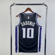 23-24 Sacramento Kings Black Swingman Jersey #Icon Edition Man SABONIS #10