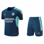21-22 Arsenal Aqua Soccer Football Training Suit (Shirt + Short) Man