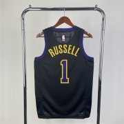 23-24 Los Angeles Lakers Black Swingman Jersey - City Edition Man #RUSELL - 1