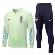 22-23 Brazil Lemon Soccer Football Training Kit (Jacket + Pants) Man