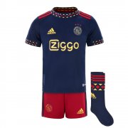 22-23 Ajax Away Soccer Football Kit (Top + Short + Socks) Youth