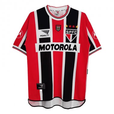 2000 Sao Paulo FC Away Soccer Football Kit Man #Retro