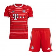 22-23 Bayern Munich Home Soccer Football Kit (Top +Short) Youth