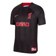 23-24 Liverpool Lebron James Anthracite/Gym Red Soccer Football Kit Man