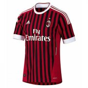 2011/2012 AC Milan Retro Home Soccer Football Kit Man