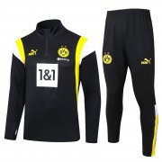 23-24 Borussia Dortmund Black II Soccer Football Training Kit (Sweatshirt + Pants) Man