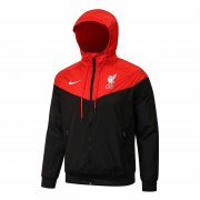 21-22 Liverpool Red/Black All Weather Windrunner Jacket Man