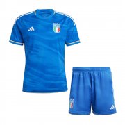 2023 Italy Home Soccer Football Kit (Top + Short) Youth