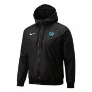 22-23 Inter Milan Black All Weather Windrunner Soccer Football Jacket Man