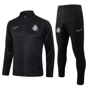 24-25 Riyadh Al-Nassr Black Soccer Football Training Kit (Jacket + Pants) Man