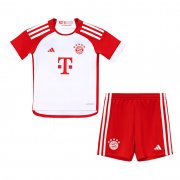 23-24 Bayern Munich Home Soccer Football Kit (Top + Short) Youth