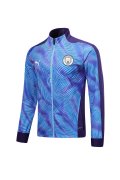 2019-20 Manchester City Blue/Purple Men Soccer Football Jacket Top