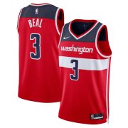 23-24 Washington Wizards Red Swingman Jersey #Icon Edition Man BEAL #3