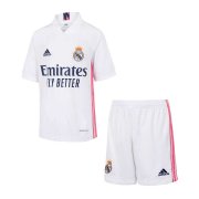 20-21 Real Madrid Home Children's Soccer Football Kit (Shirt + Shorts)
