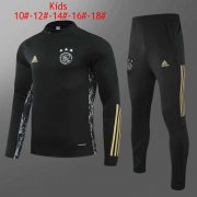 20-21 Ajax UCL Black Kids Soccer Football Training Suit