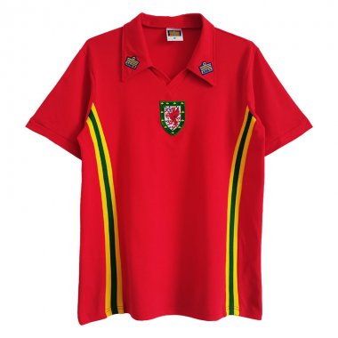 1976-1979 Wales Home Soccer Football Kit Man #Retro