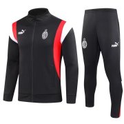 23-24 AC Milan Black Soccer Football Training Kit (Jacket + Pants) Man