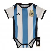 2022 Argentina Home Soccer Football Kit Baby